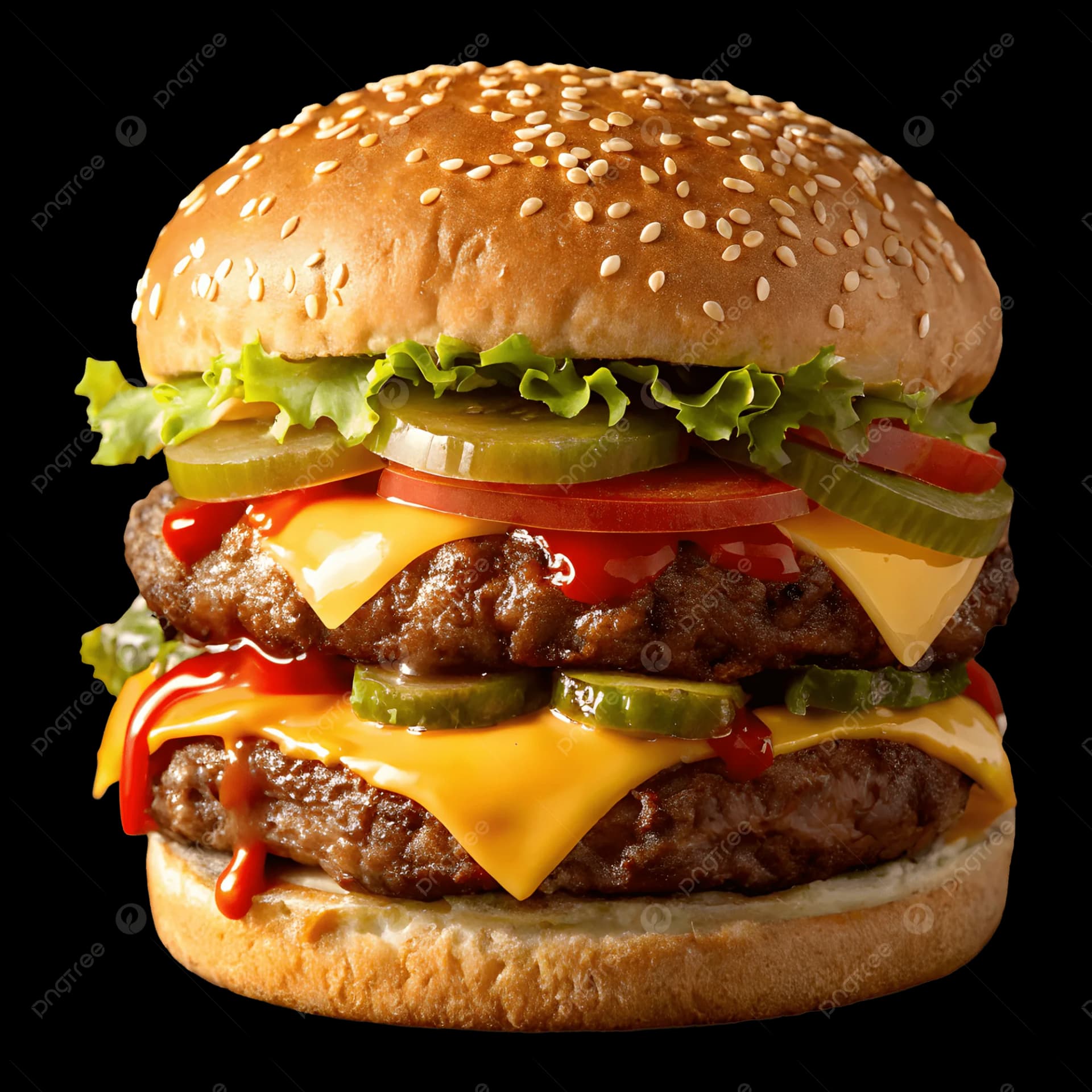 Hamburguesa triple