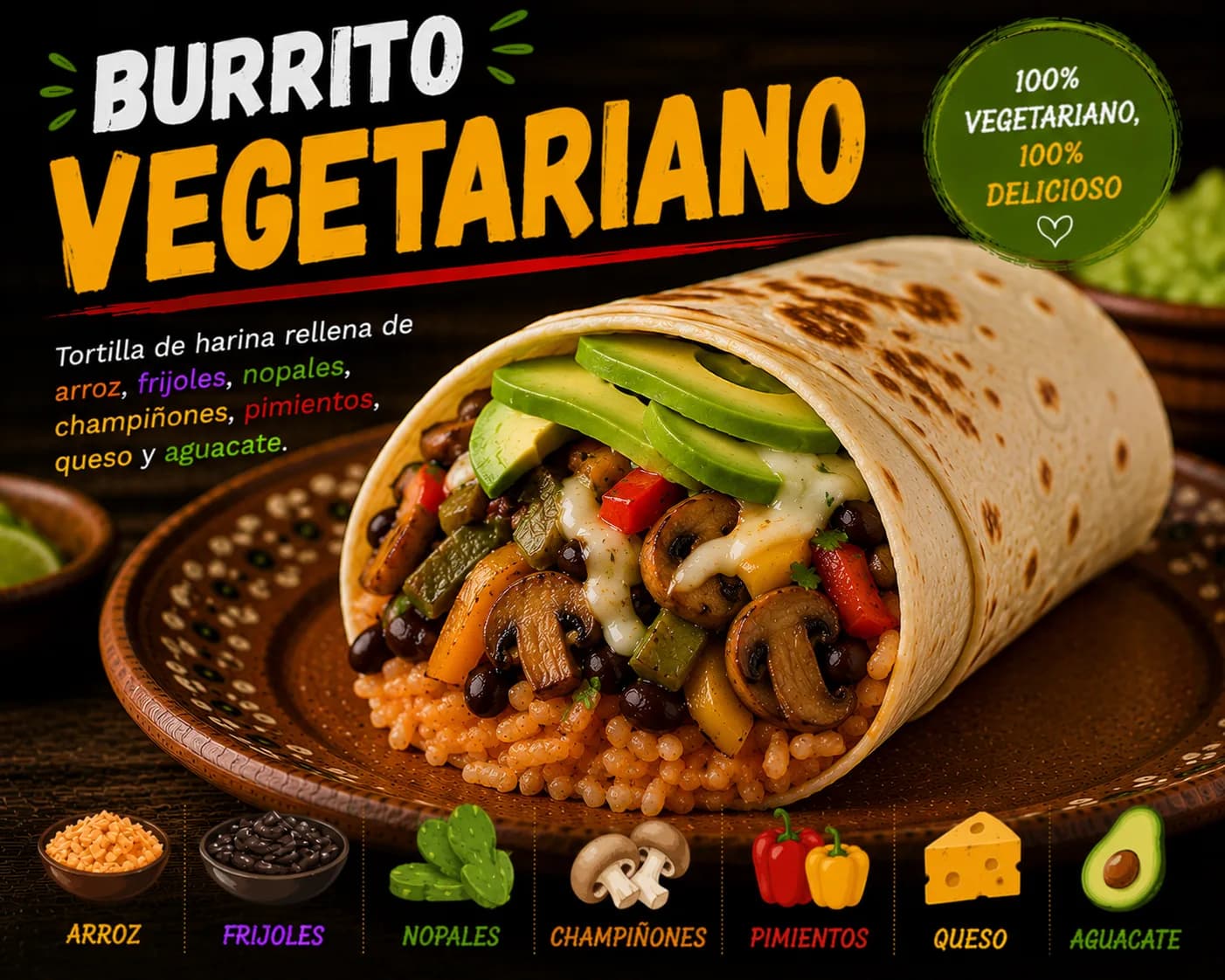 Burrito Vegetariano