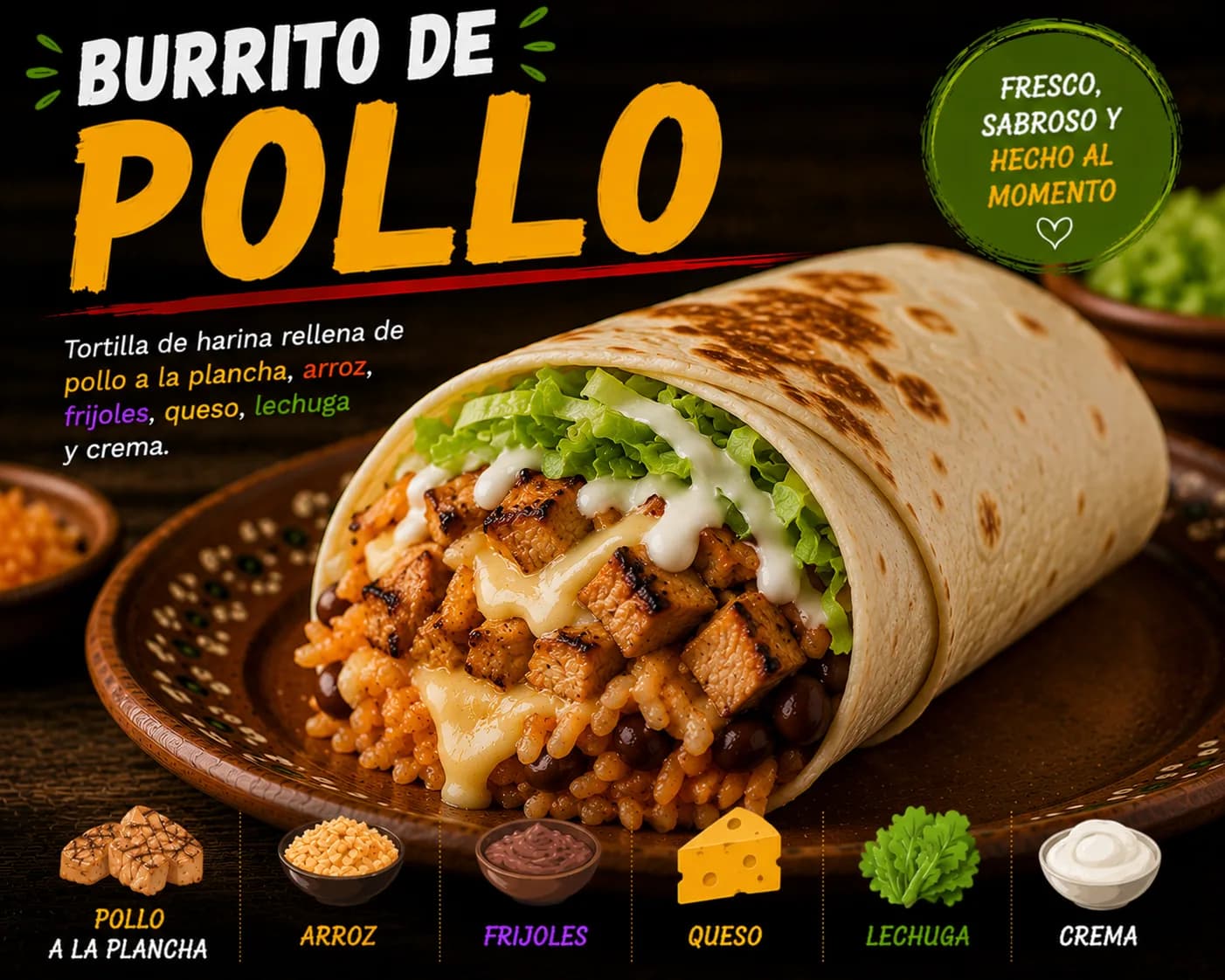 Burrito de Pollo