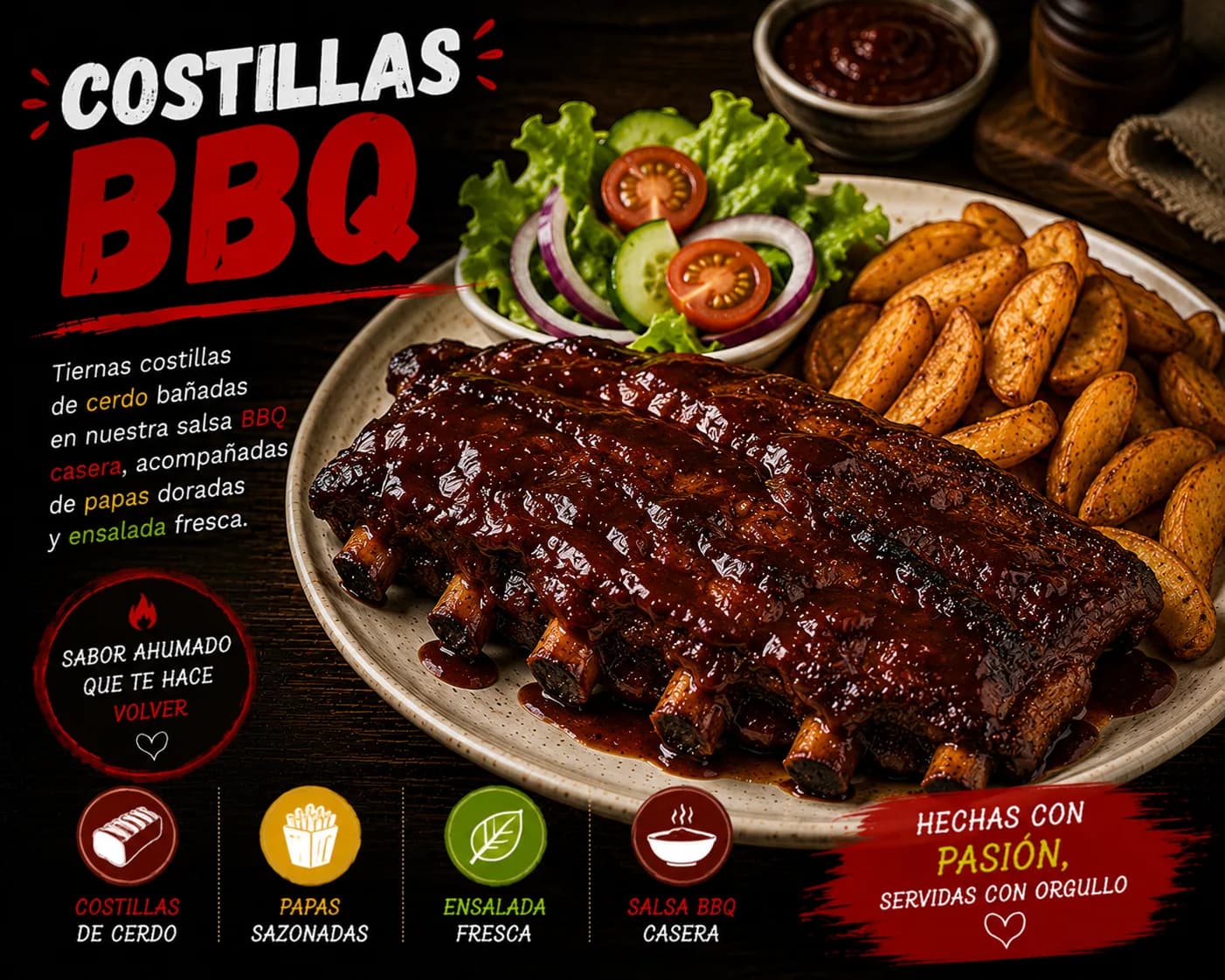 Costillas BBQ