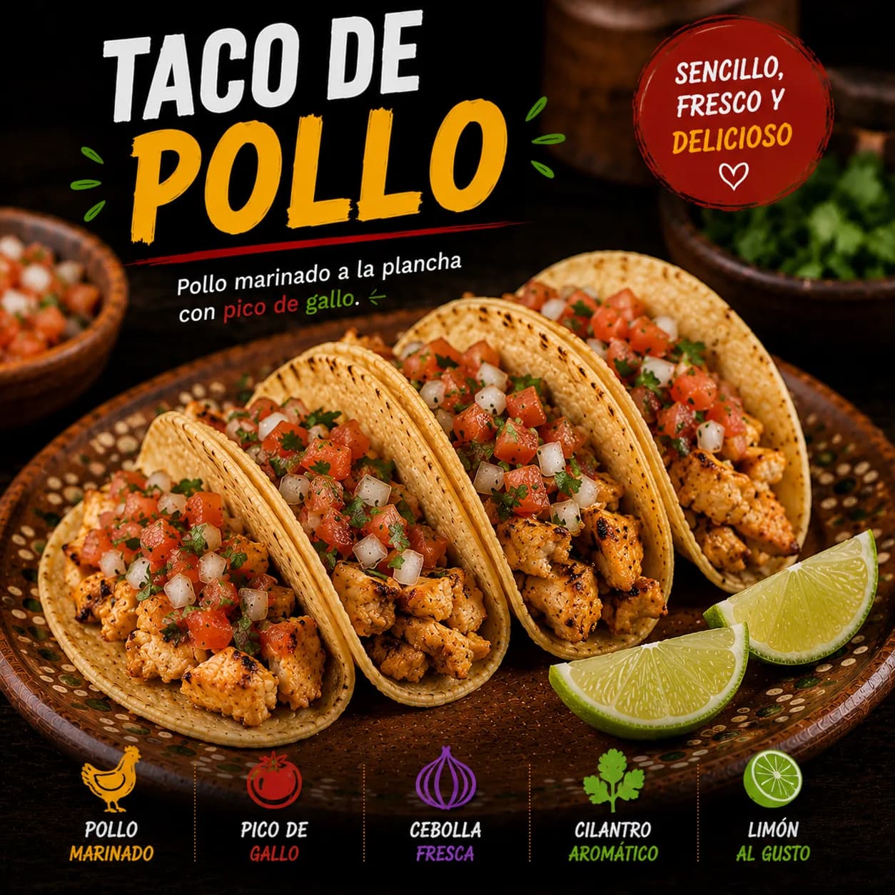 Taco de Pollo