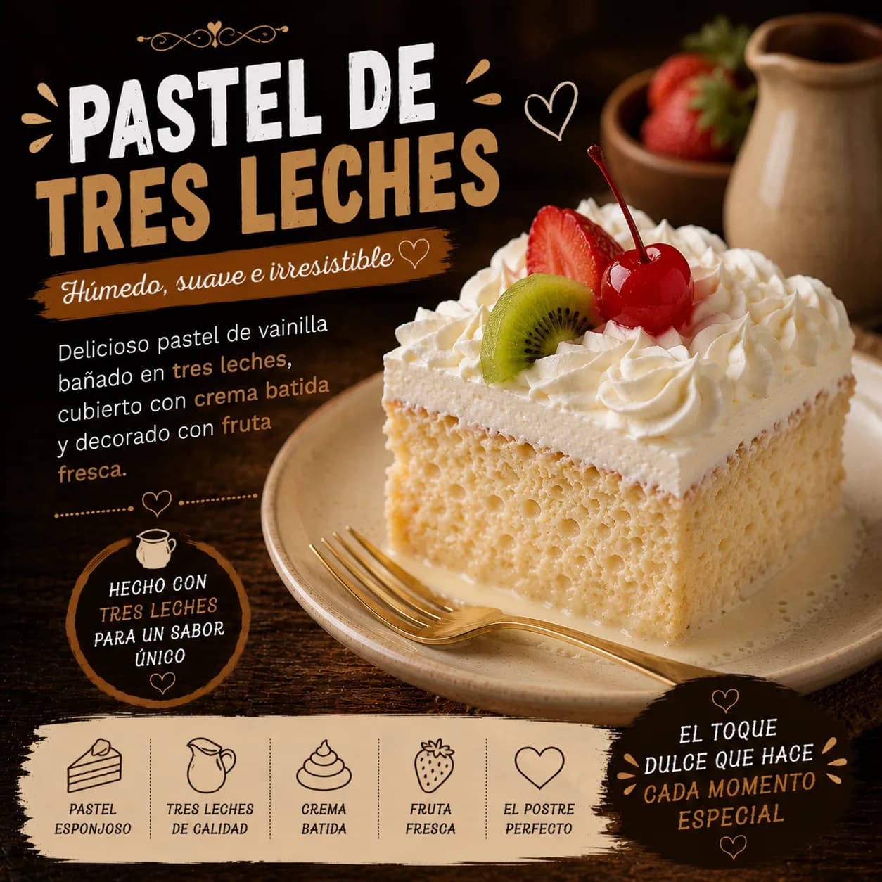 Pastel de Tres Leches