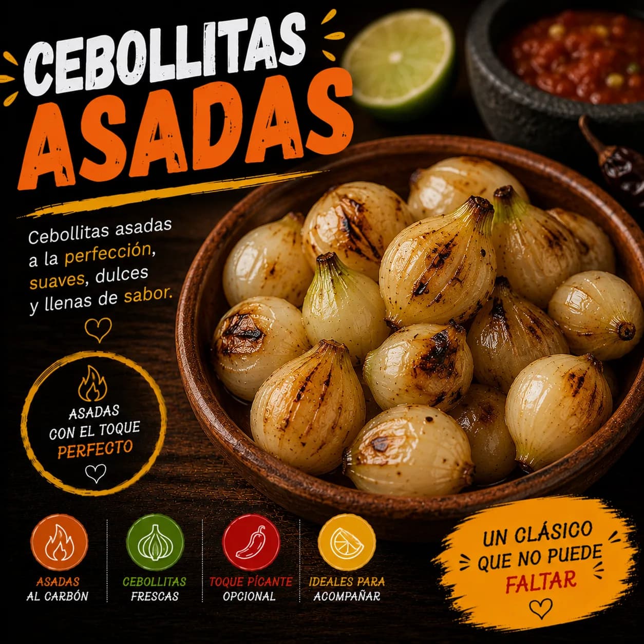 Cebollitas Asadas