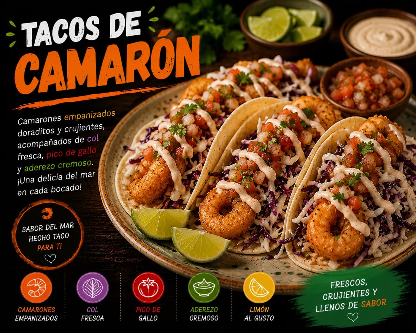Tacos de Camarón