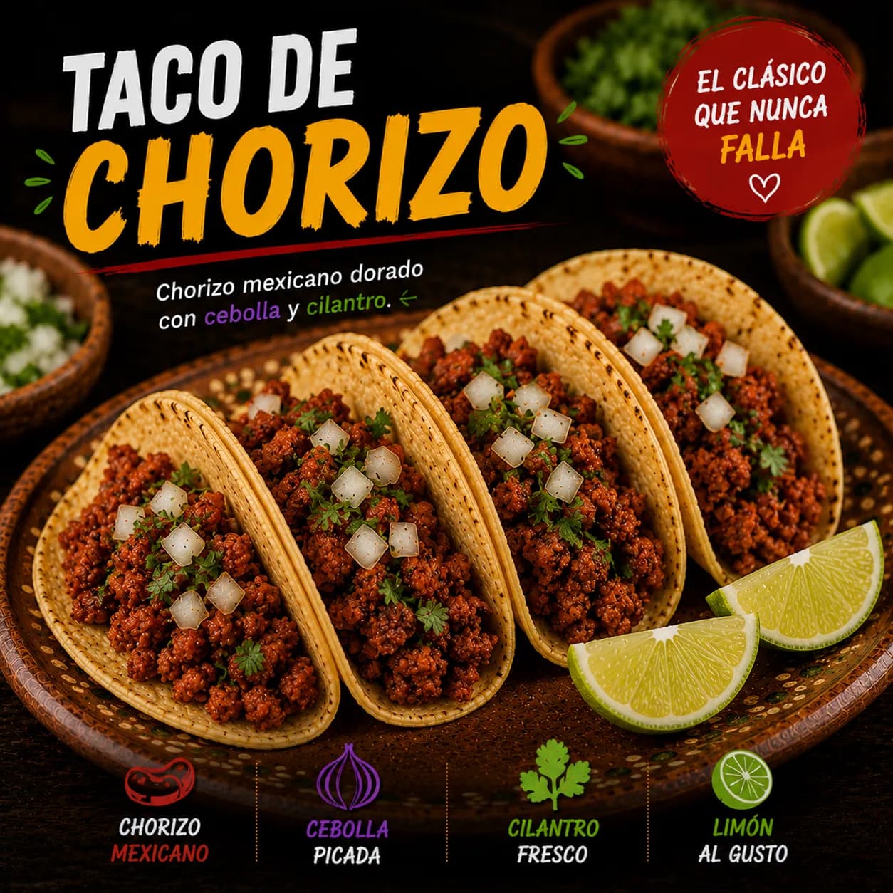 Taco de Chorizo