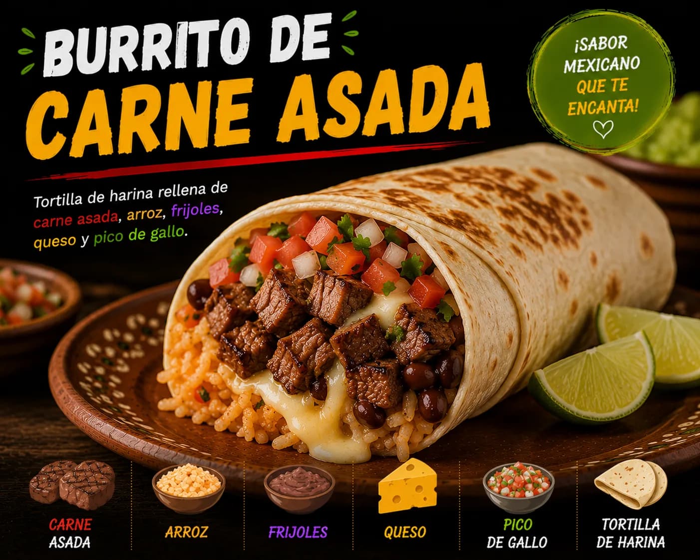 Burrito de Carne Asada
