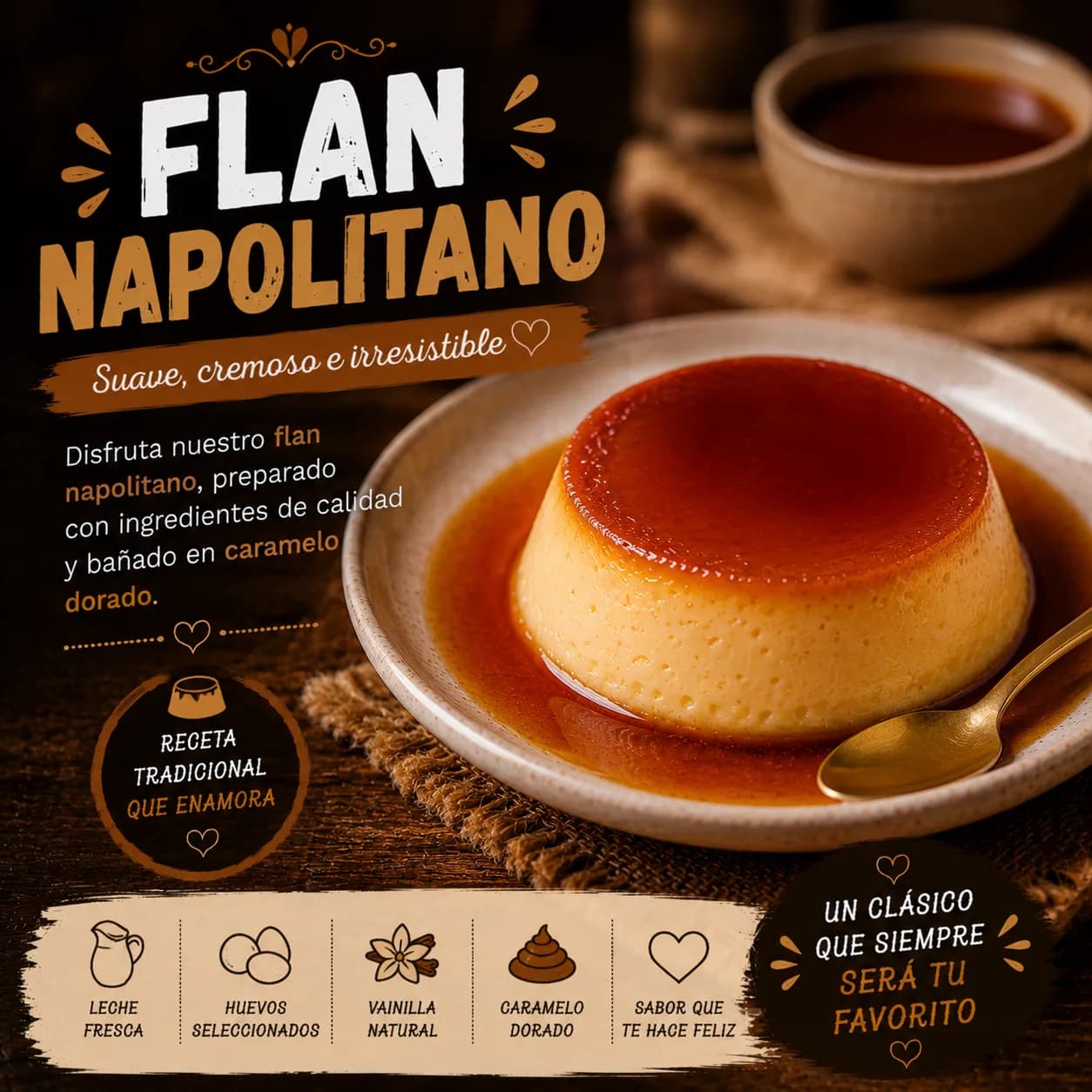 Flan Napolitano