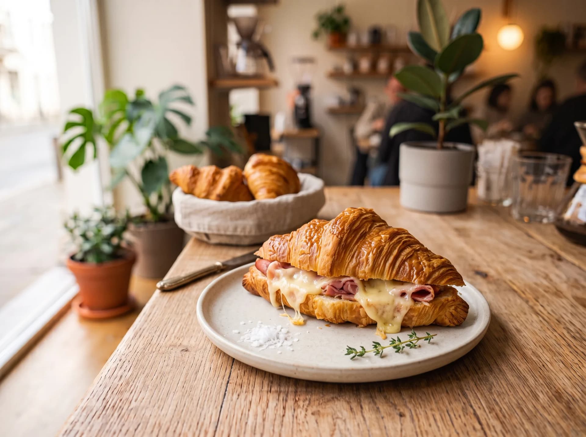 Croissant de Jamón y Queso