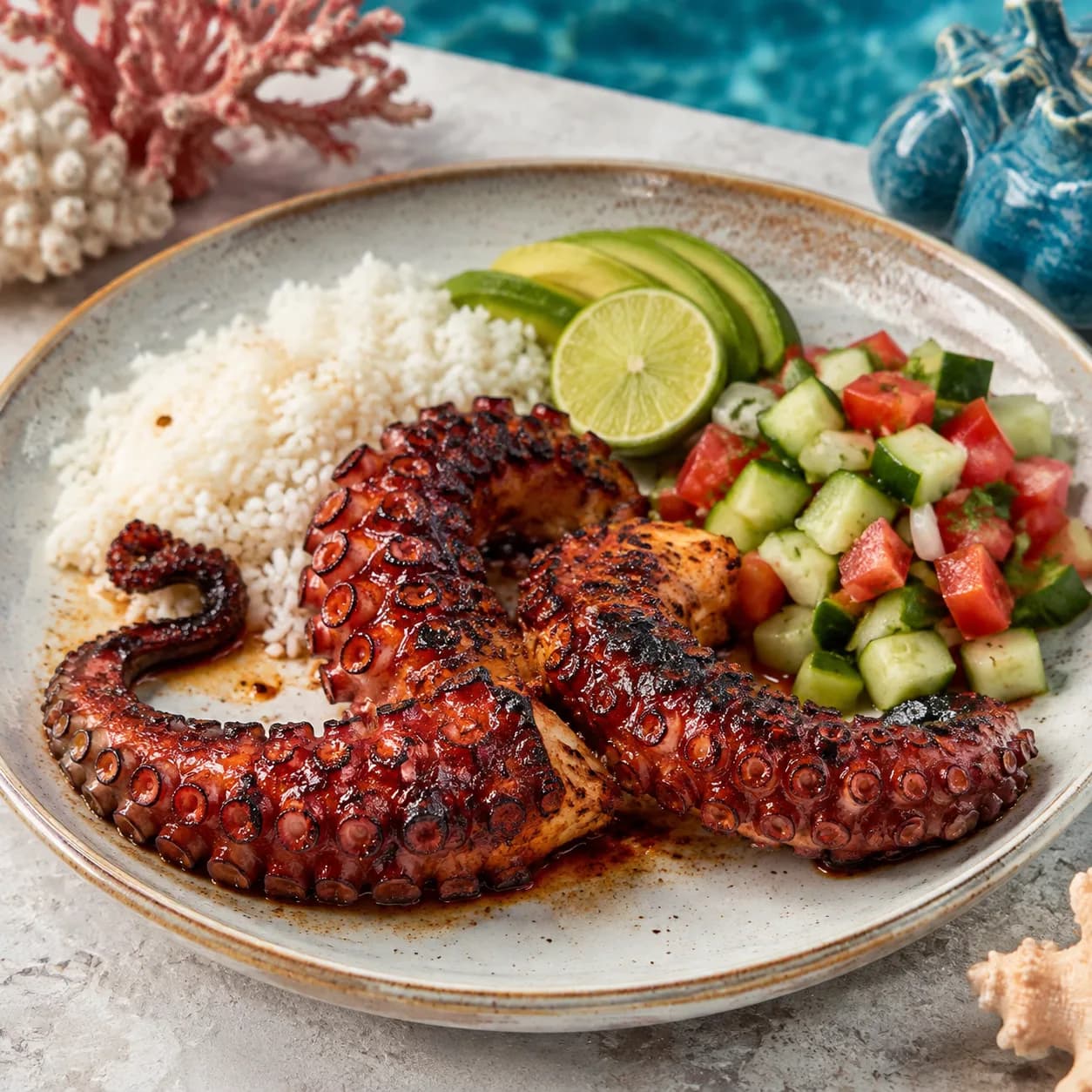 Pulpo Zarandeado