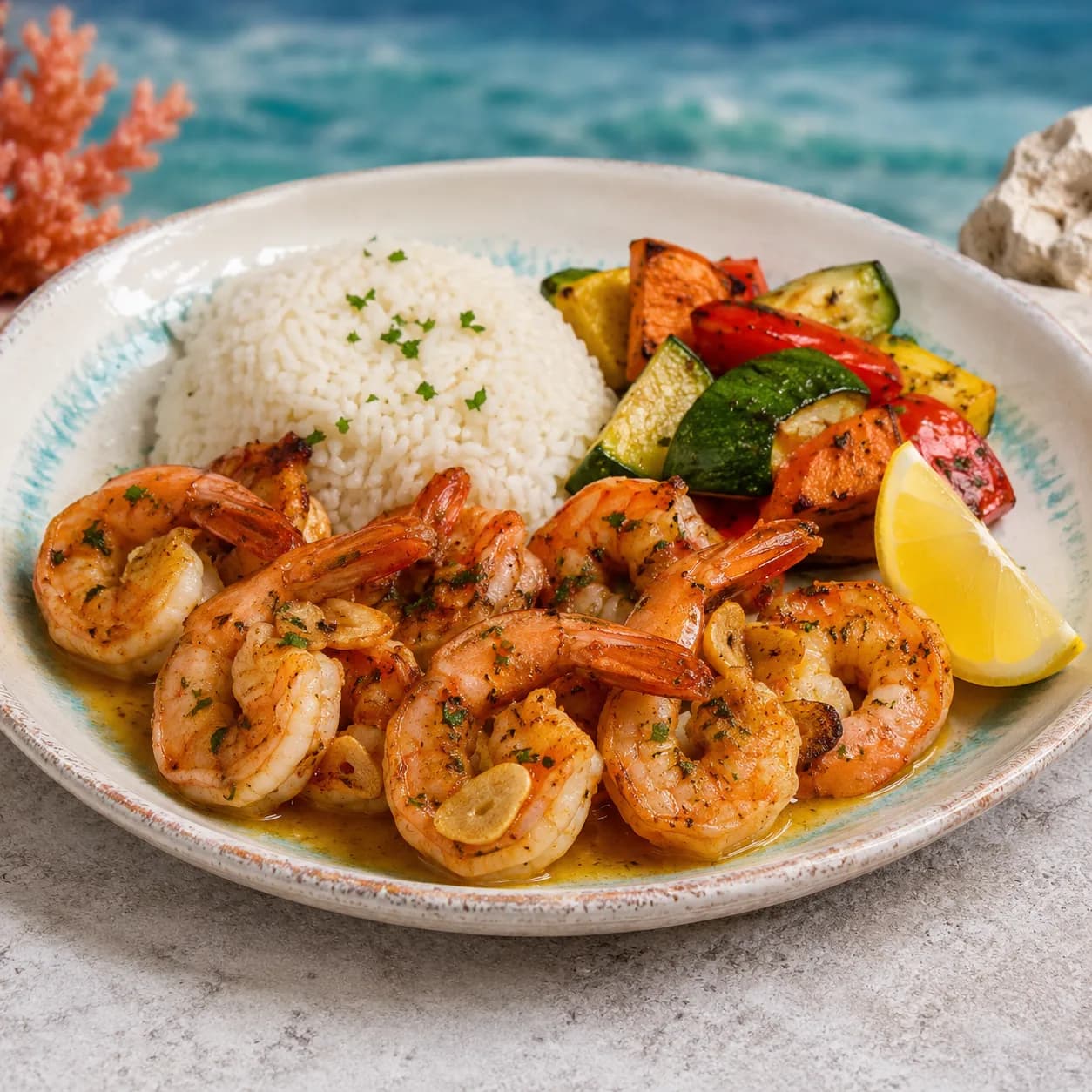 Camarones al Mojo de Ajo